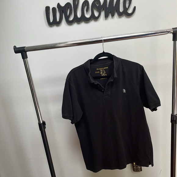 Pleepleus Polo Shirt Short Sleeve Size Large Monkey Logo - Picture 9 of 16